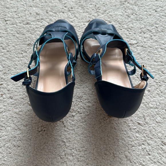 Blue strappy heels - Picture 7 of 8